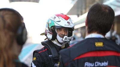 Al Qubaisi, above, also wants to raise awareness for the Sean Edwards Foundation, of which he is a trustee, during the race. Delores Johnson / The National