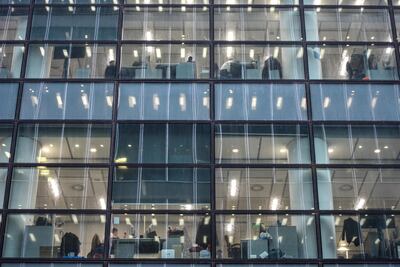HSBC's headquarters in Canary Wharf, London, which the bank will keep open. Getty Images