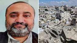 Saleem Alzaq, left, is accused of controlling a fundraising operation under the guise of aid for Gaza, right. US Attorney SDNY / Getty Images