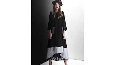 An abaya from new ready-to-wear collection designed by Badreya Faisal. Courtesy Bleach