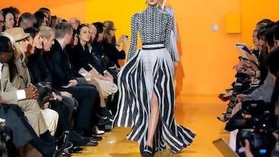 New York sassiness made an appearance at Kenzo's show, with credit going to the brand's creative directors Humberto Leon and Carol Lim.