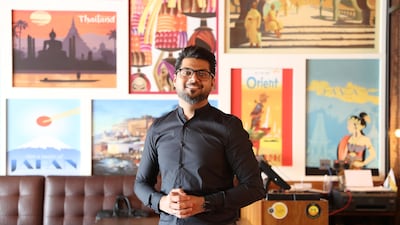 Prakash Adtani, owner of Tum Tum Asia restaurant, says he prefers the safety of fixed deposits to save money. Pawan Singh / The National