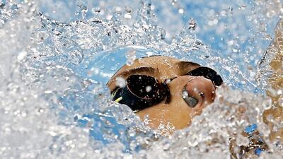 Olympic athletes practice in the Olympic Aquatics Stadium in Rio de Janeiro, Brazil, 01 August 2016 ahead of the Rio 2016 Olympic Games. Larry W Smith / EPA