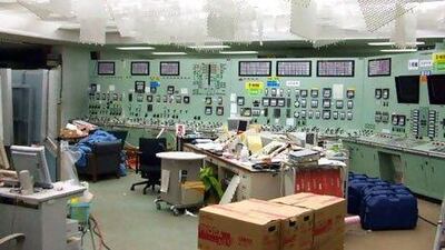 The central control room of the first reactor at the Fukushima nuclear power plant. Japanese emergency crews have been battling to stabilise the crippled plant after the March 11 earthquake.
