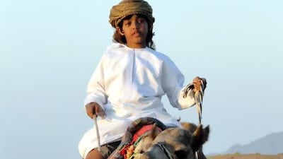 Aseel by Khalid Alzadjali in a Omani film that tells the story of a boy and his racing camel-training father. Courtesy Gulf Film Festival