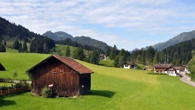 The Alpine landscape outside the Chalet Alpenrose, Allgau, Bavarian Alps. Tania Cagnoni for The National