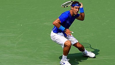 Rafael Nadal beat David Nalbandian 7-6, 6-1, 7-5 to reach the fourth round of the US Open.