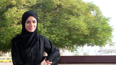 Afra Alghaithi has just completed her third year in aeronautical engineering at the Higher Colleges of Technology. Ravindranath K / The National