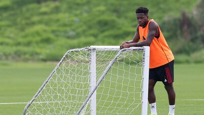 Manchester United's Fred at training. Getty