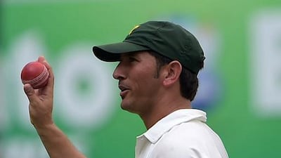 Pakistnai leg-spinner Yasir Shah is living up to the expectations set for him but Shane Warne. Aamir Qureshi / AFP