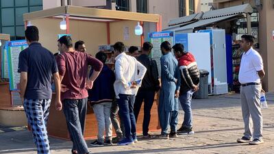 Gambling is illegal and although some licensed prize draws are allowed, it is suspected the kiosks crossed the legal line. Pawan Singh / The National