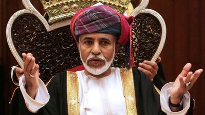 Oman's Sultan Qaboos is in Germany for medical treatment. AFP