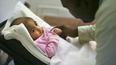Anzar Mohammad with his son, Mohammad Yousaf, who needs a bone marrow transplant.