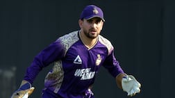 Masood Gurbaz with Abu Dhabi Knight Riders at the ILT20 Development Tournament. Chris Whiteoak / The National
