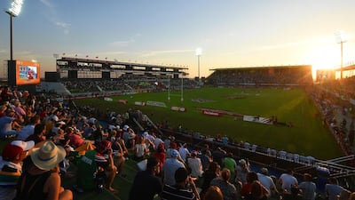 The Sevens Stadium is the regular host of the annual Dubai Rugby Sevens. Getty