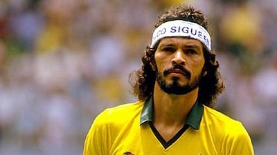 Socrates was believed to have made the back-heel pass as his trademark shot.