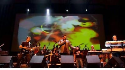 The Indian music trio Shankar-Ehsaan-Loy, or SEL, have recorded more than 50 soundtracks across four languages over the past 15 years. Courtesy Abu Dhabi National Exhibitions Company