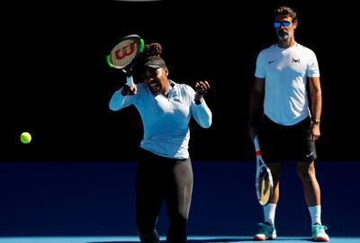 Patrick Mouratoglou, right, has been Serena Williams' coach since 2012. Reuters