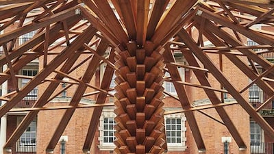 Khalid Shafar's The Nomad installation at 2015 Shubbak Festival in London, UK. Photo by Jamie McGregor Smith