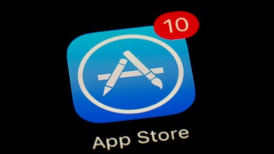 Apple pays developers between 70 per cent and 85 per cent of the total income from its App Store. AP