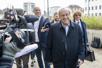 Former Uefa President Michel Platini said his honour has been restored after the acquittal. EPA