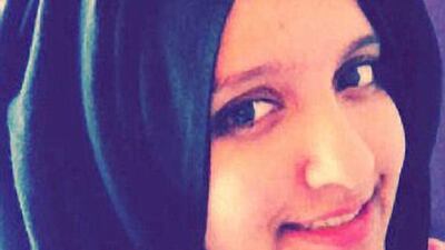 Images of Aqsa Mahmood taken from social media