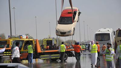 The Dubai Centre for Intelligent Traffic Systems, inaugurated in November 2020, reduced fatal accidents by 42 per cent, and the delay time at intersections by 25 per cent. Photo: EPA / Emirates News Agency