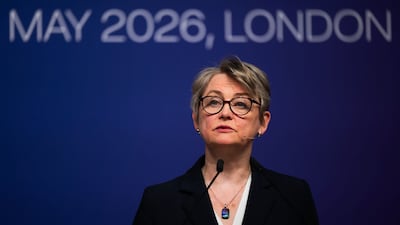 British Foreign Secretary Yvette Cooper is overseeing the downsizing of her department. EPA