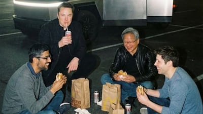 Google chief executive Sundar Pichai used this AI-generated photo to promote the company's SynthID
