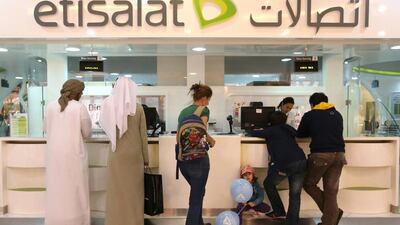 Etisalat has been increasingly positive about network sharing and fixed line competition. Fatima Al Marzooqi / The National