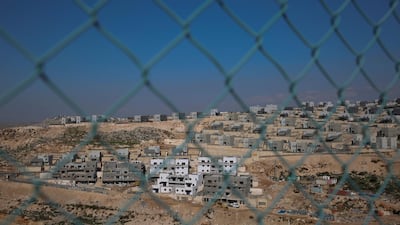A new housing project in the West Bank settlement of Naale. AP