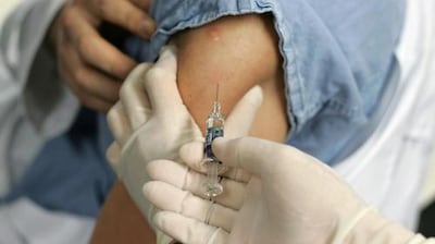 Vaccines are available at hospitals and clinics across the UAE. Getty Images