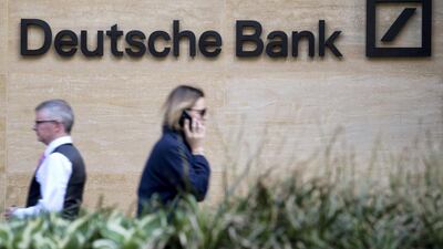 Deutsche Bank plans to raise as much as 1.8 billion euros in an IPO of its asset-management unit. Justin Tallis / AFP