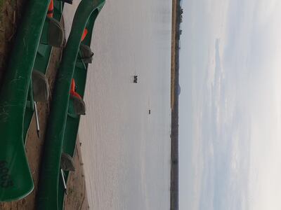 Canoeing with hippos in Zambia. Courtesy Selina Denman