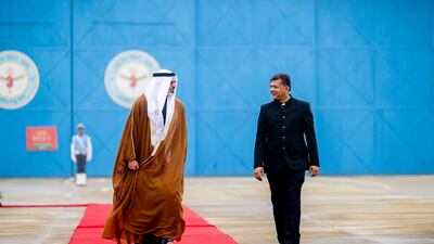 He highlighted how it would help to develop the skills of the nation's young talent. Hamad Al Kaabi / UAE Presidential Court