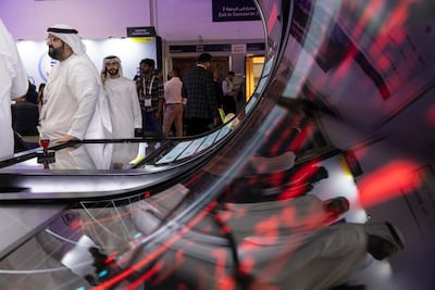 The three-day Gisec Global event got under way at Dubai World Trade Centre on Tuesday. Antonie Robertson / The National