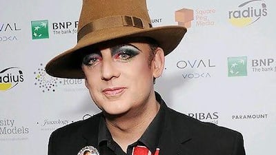 Boy George will DJ at Allure for F1. Stuart Wilson / Getty Images)