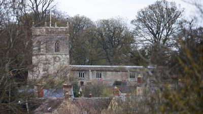 The village of Wootton, where businessman Arif Naqvi has his Wootton Place estate. Stephen Lock for The National