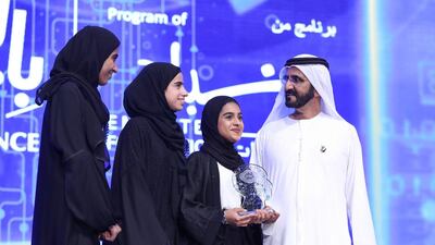 ‘Our responsibility is to prepare generations for future and our ambitions are to have scientists who contribute to the progress of mankind,’ Sheikh Mohammed said.