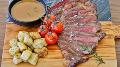 Tagliata di manzo at Terra Secca