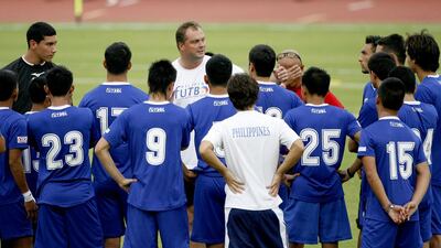 Philippine national football team coach Michael Weiss of Germany has instilled confidence in his players that they can achieve what they set out to do. Cheryl Ravelo / Reuters