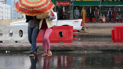 Although records seem to show rain in the UAE to be decreasing, Masdar Institute scientists say that it is actually increasing. Fatima Al Marzooqi / The National