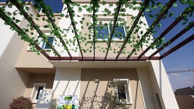 Al Reef villas: 3BR - Dh145,000 average rental rate, up 7.4% year-on-year. 4BR - Dh168,000 average rental rate, up 5% year-on-year. 5BR - Dh190,000 average rental rate, no change year-on-year. Sammy Dallal / The National
