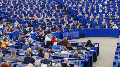 Members of the European Parliament meet in Strasbourg, France. EPA