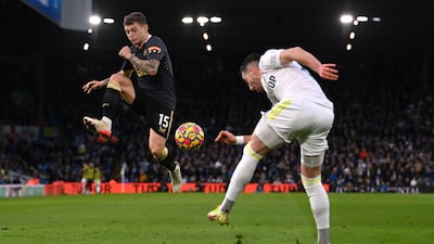 Right-back: Kieran Trippier (Newcastle) – The first signing of Newcastle’s new era looked a class act both defensively and in possession in the away win at Leeds. Getty Images