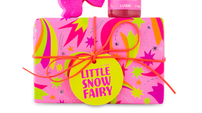 Limited-edition Little Snow Fairy set with two products, Dh110, Lush. Photo: Lush