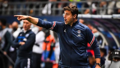 Mauricio Pochettino of PSG during the Ligue 1 match between Troyes and Paris.