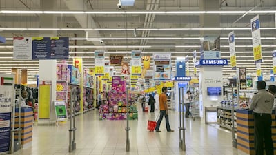 Under the deal, which also includes four Gulfmart supermarkets in Bahrain, all of the hypermarkets, supermarkets and convenience stories will be rebranded as Carrefour. Mona Al Marzooqi / The National
