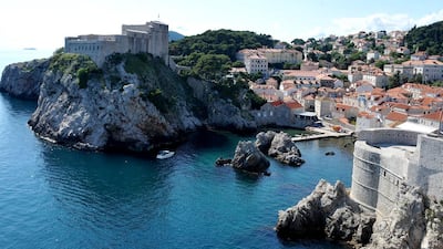 Medieval defence walls surrounding the historical city of Dubrovnik. AFP