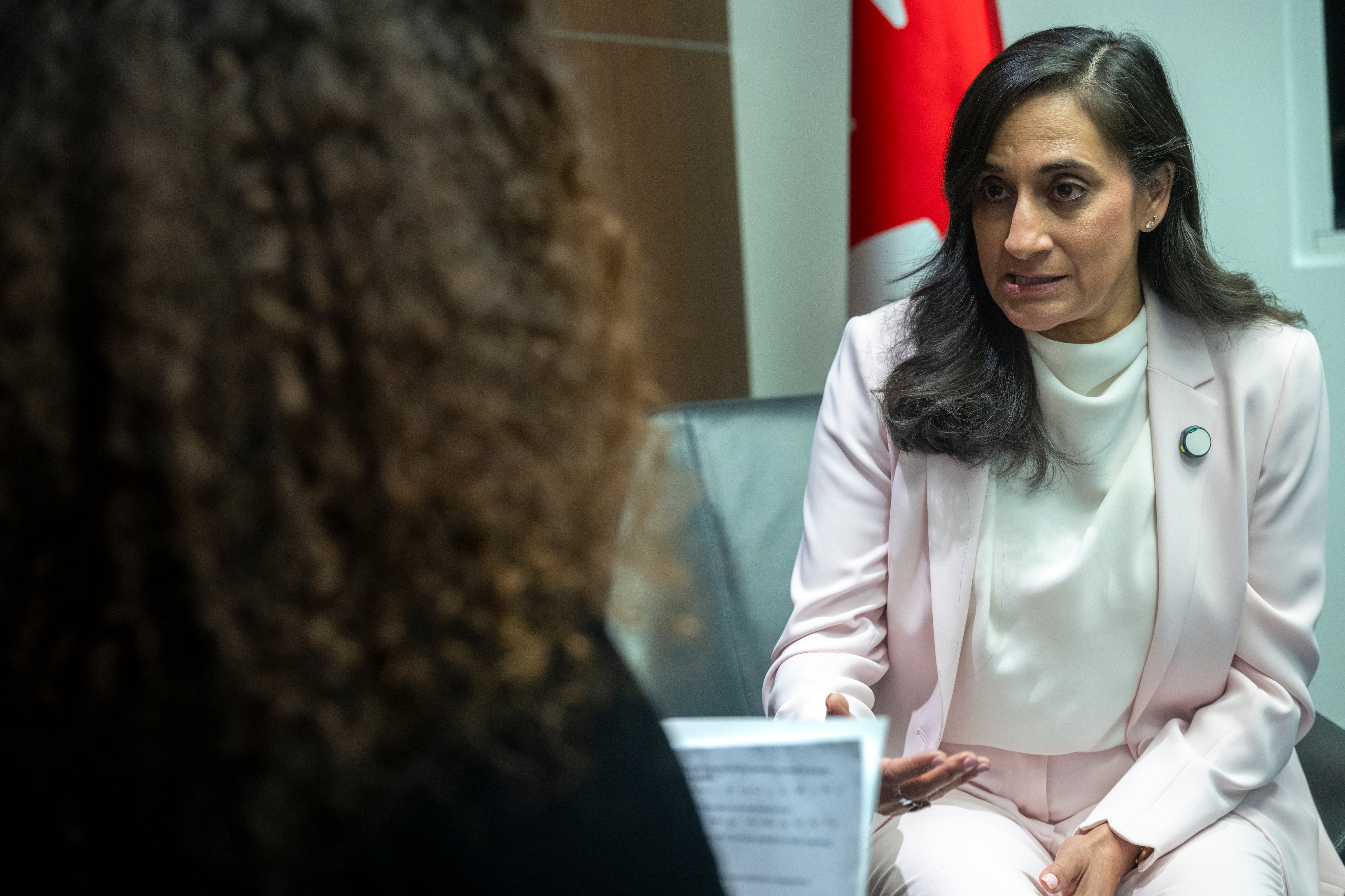 Canadian Foreign Minister Anita Anand visited the UAE. Ahmed Ramzan / The National